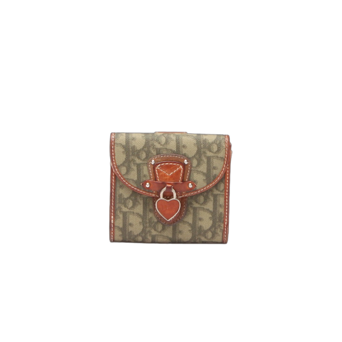 Oblique Canvas Compact Wallet