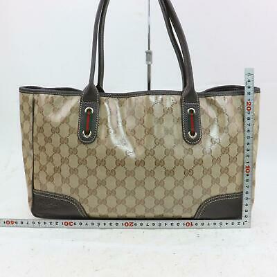 Gucci Tote Bag Light Brown PVC (SHC1-15967)