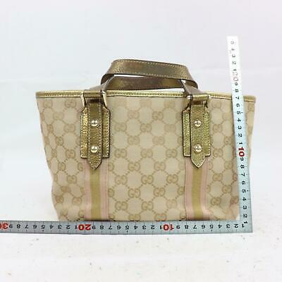 Gucci Tote Bag Light Brown Canvas (SHC1-15961)