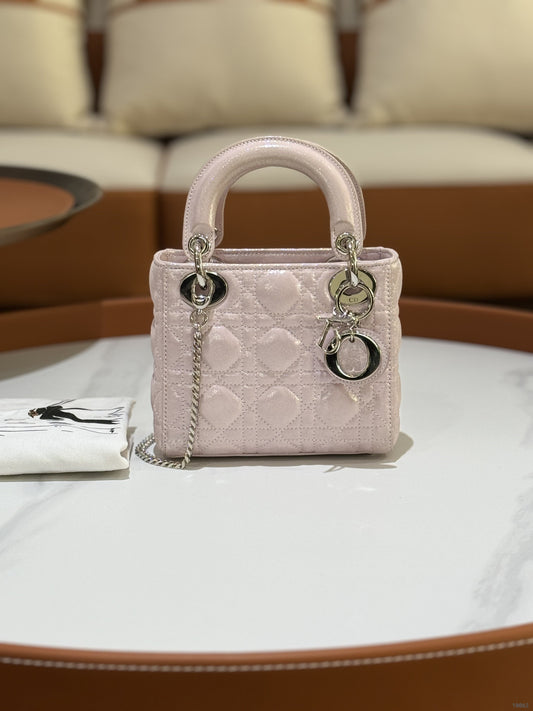 DIOR MINI LADY DIOR BAG PINK