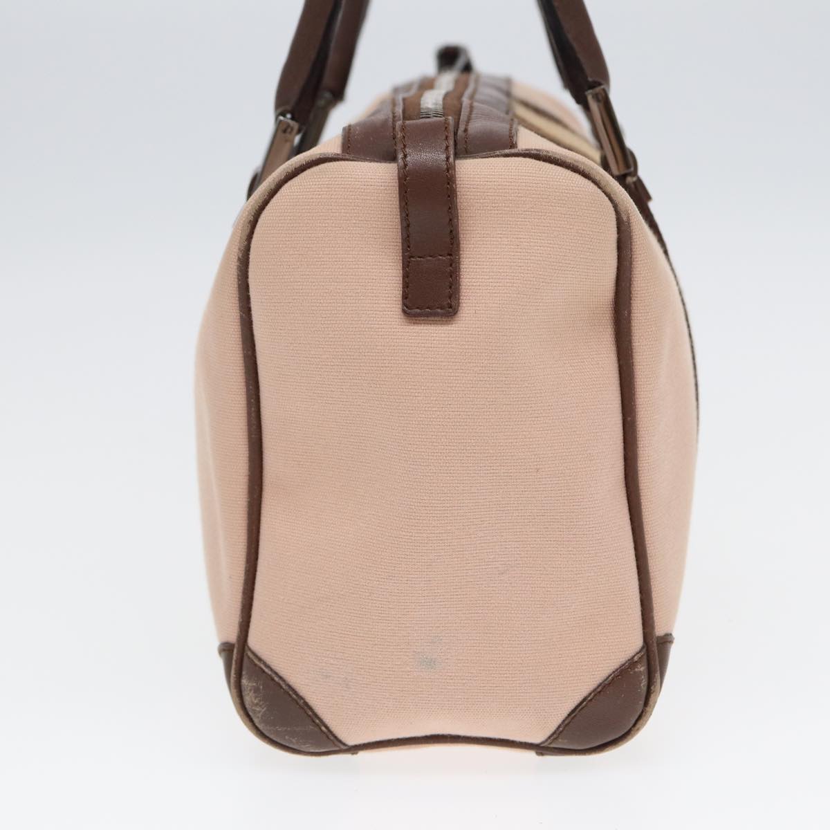 Gucci Web Pink Canvas Handbag