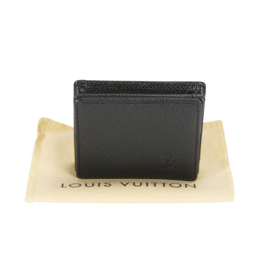 Louis Vuitton Münzmappe Black Taiga