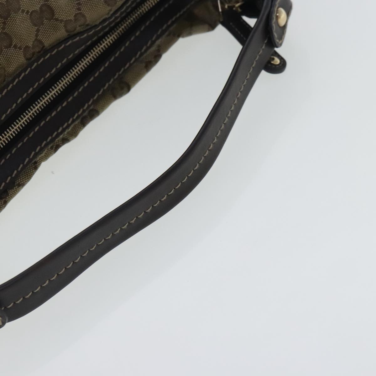 Gucci Gg Crystal Beige Canvas Shoulder Bag