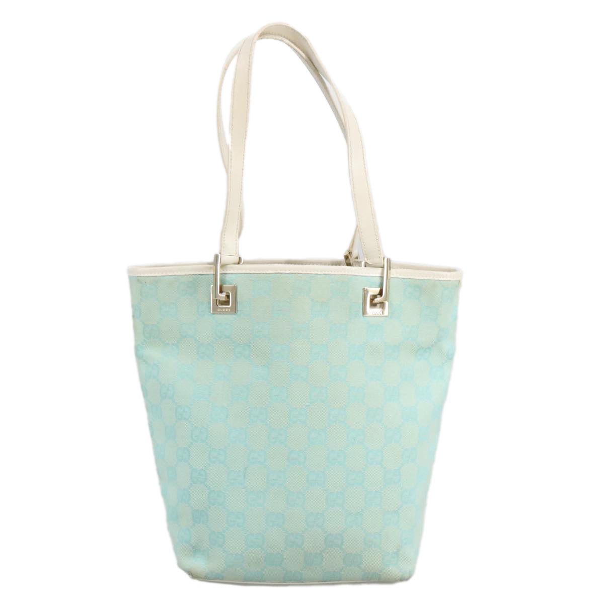 Gucci Blue Canvas Tote Bag