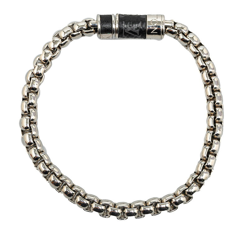 Louis Vuitton Monogram M63107 Silver Metal PVC  Bracelet Louis Vuitton