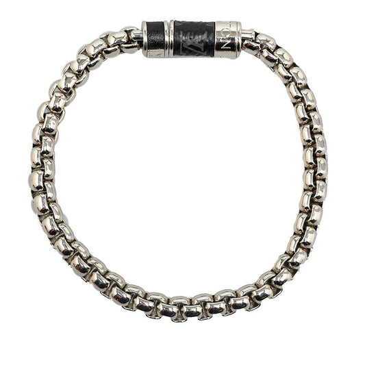 Louis Vuitton Monogram M63107 Silver Metal PVC  Bracelet Louis Vuitton