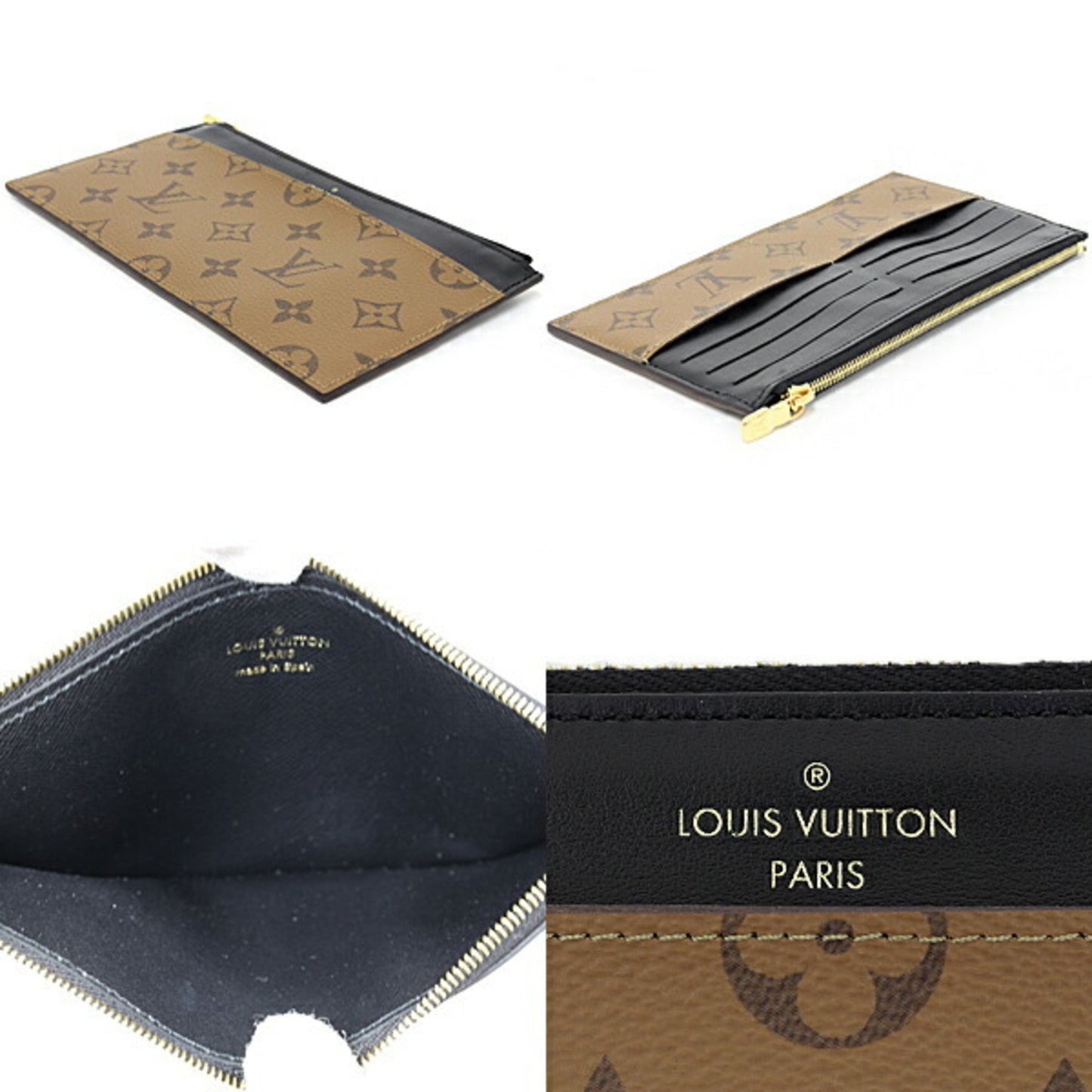 Louis Vuitton Monogram Reverse    Monogram Reverse Coin Purse/Coin Case