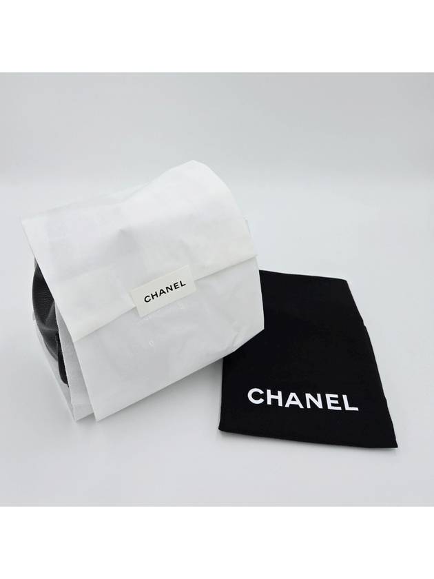 Duma Two Pocket Small Caviar Backpack Black Chanel