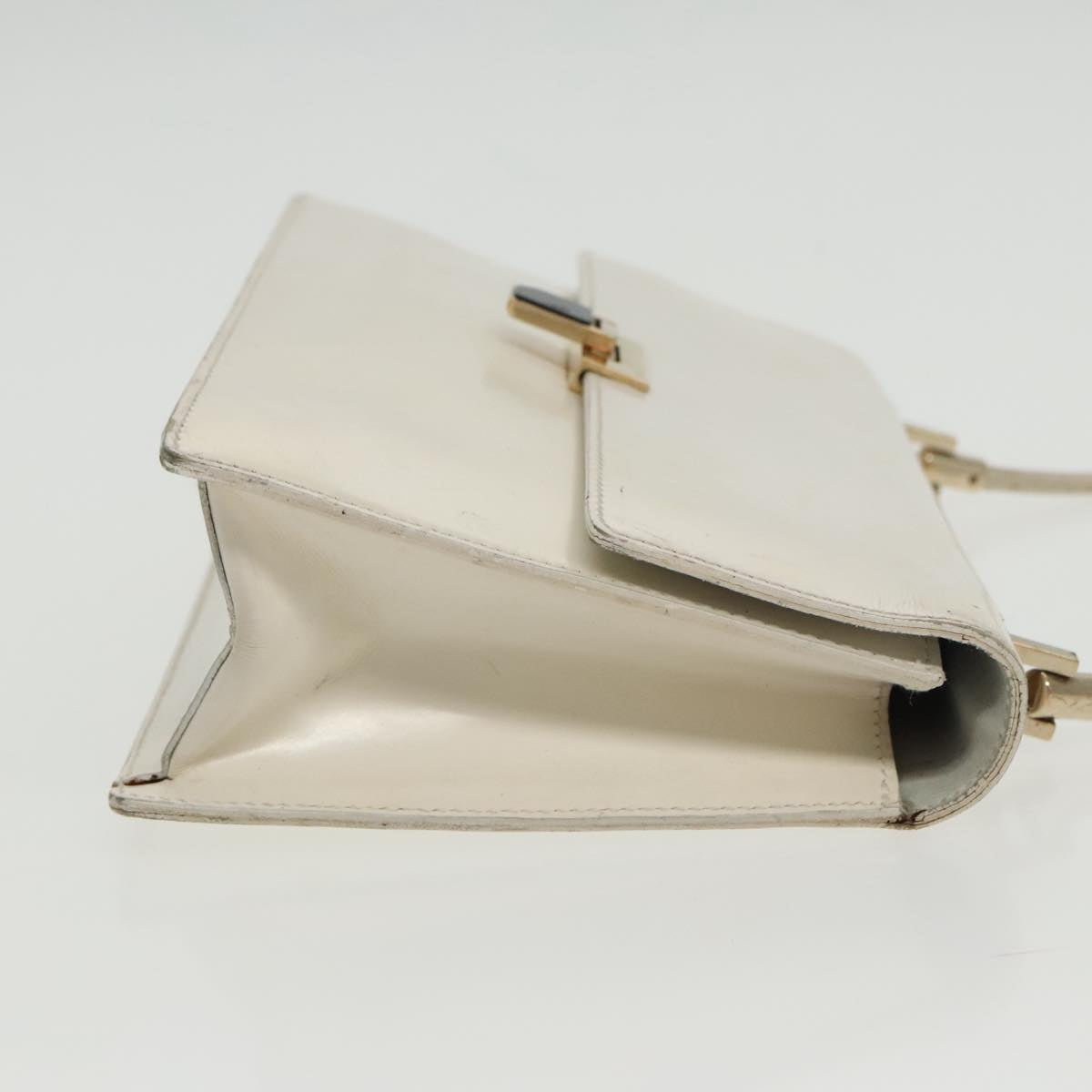 Gucci White Leather Shoulder Bag