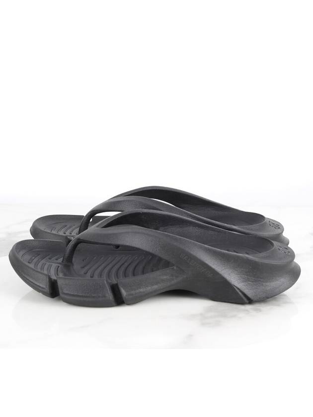Luxury Balenciaga  Flip flop slippers black 36 230