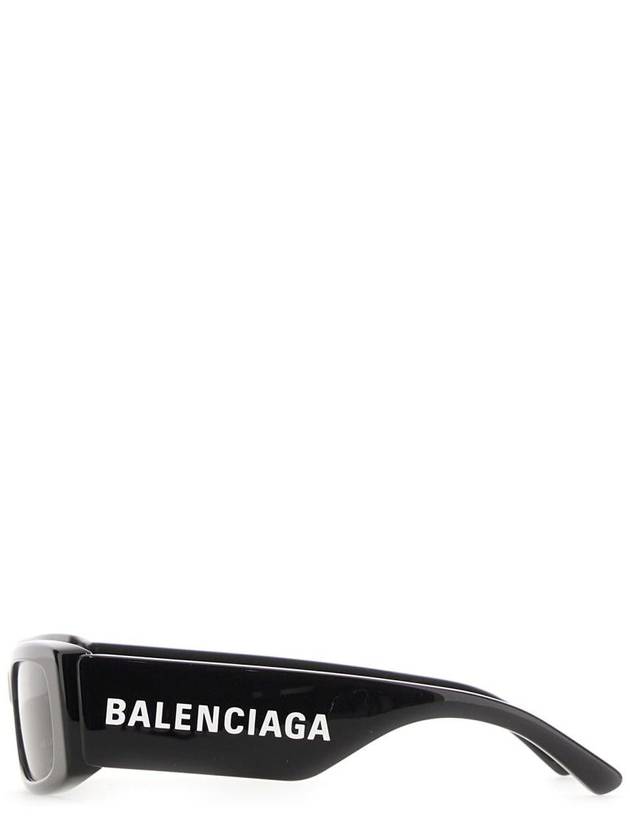 Luxury Balenciaga  Eyewear Max Rectangle Sunglasses Black