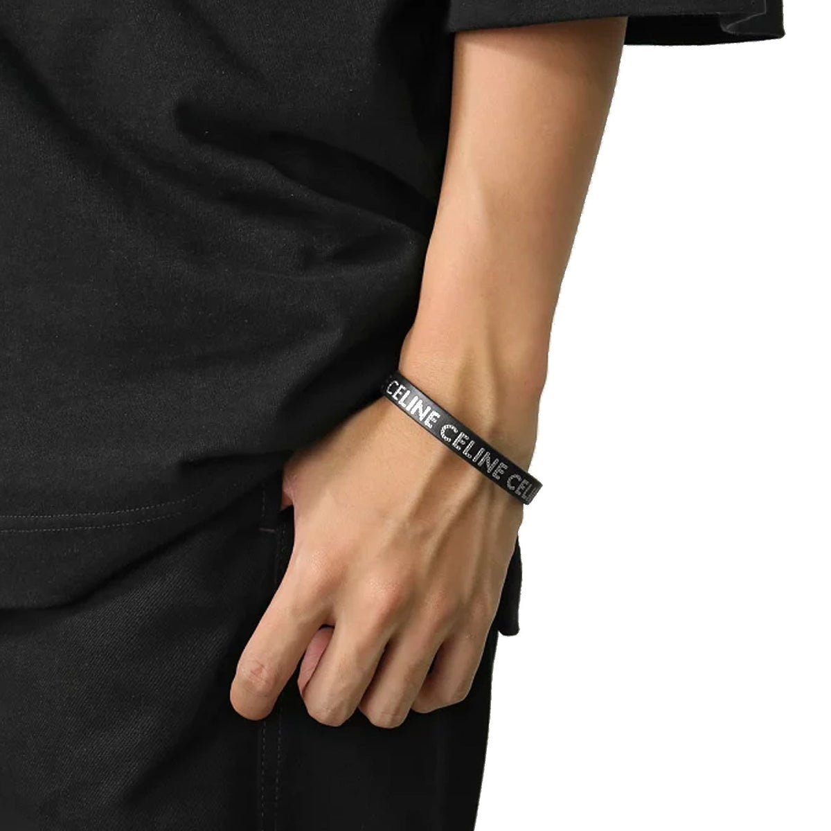 Leather Logo Bracelet