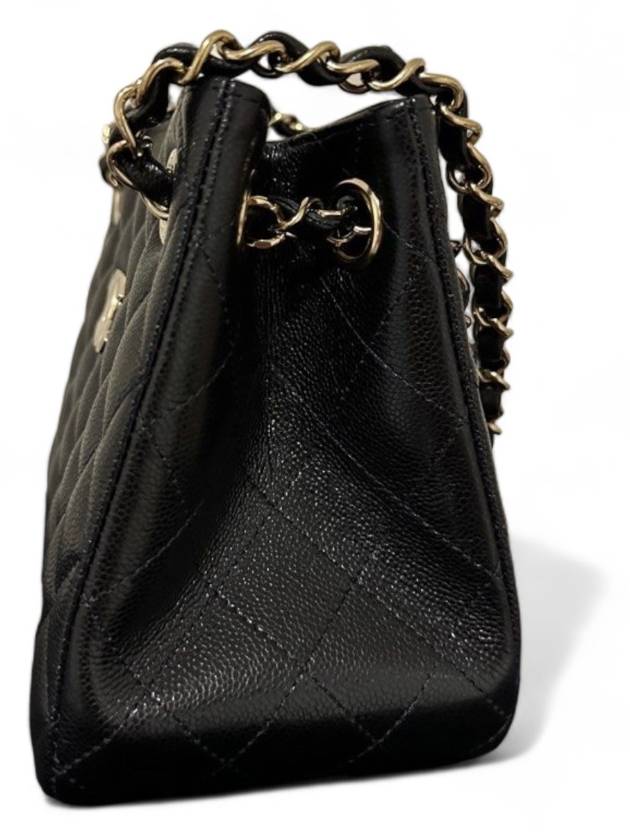 Gold Hardware CC Logo Mini Bucket Bag Black Chanel