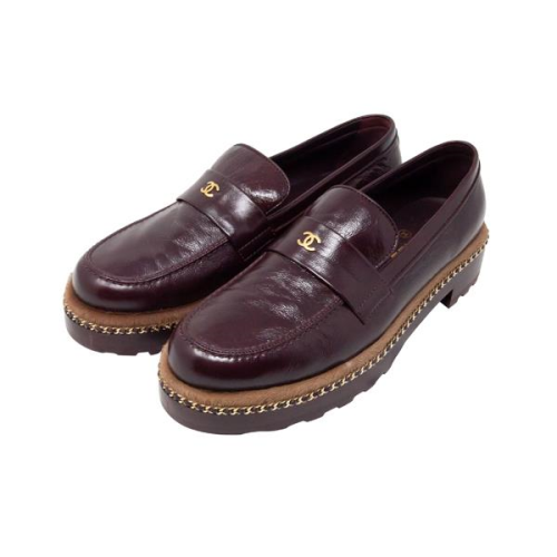 Chanel CC Flatform Loafers