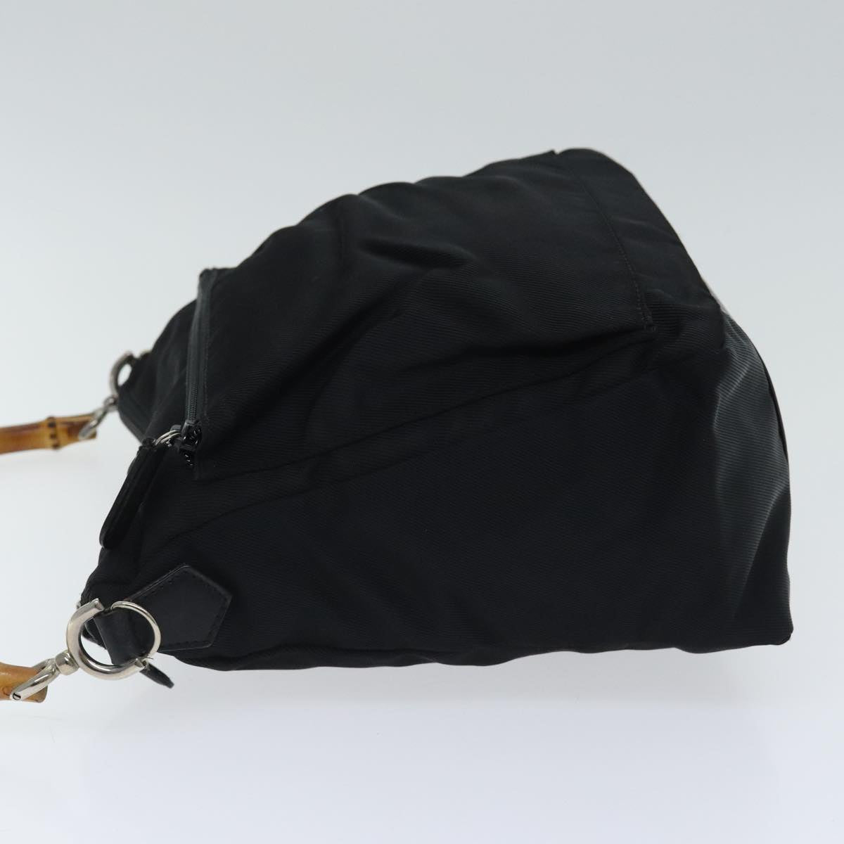 Gucci Bamboo Black Synthetic Handbag