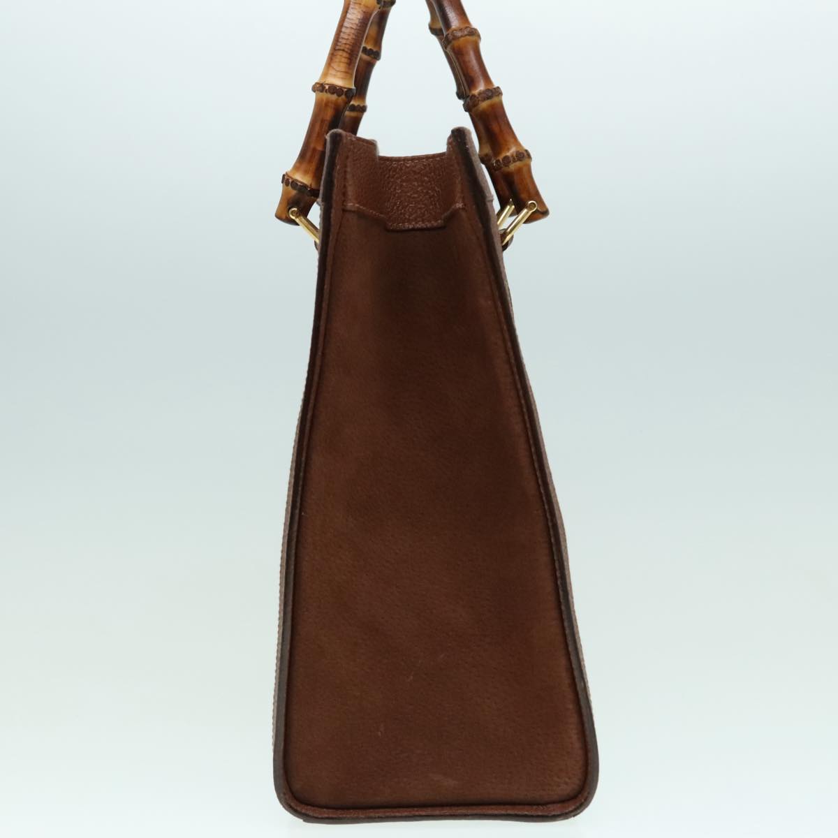 Gucci Bamboo Brown Leather Handbag