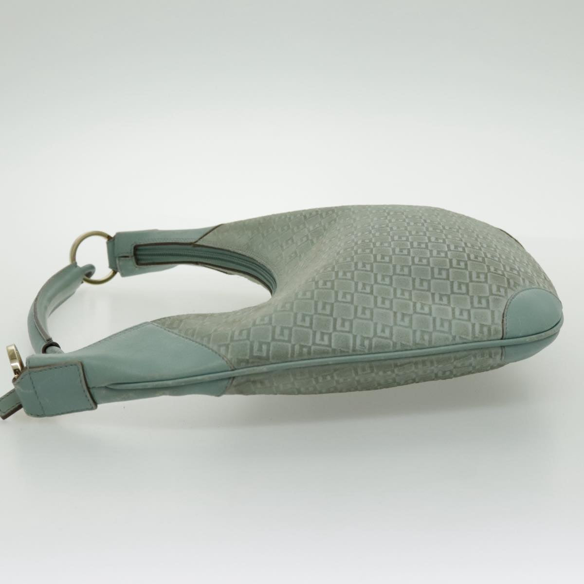 Gucci Hobo Blue Suede Shoulder Bag