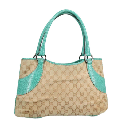Gucci Beige Canvas Handbag ()
