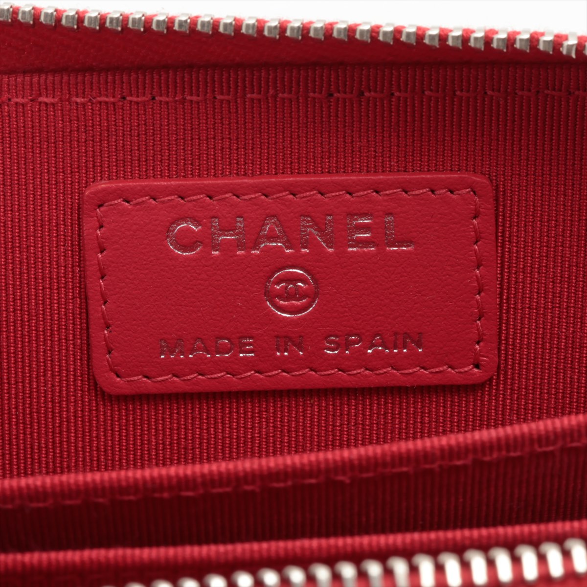 Chanel Matrasse Caviar S Cardcase Pink Silver Gold  25th