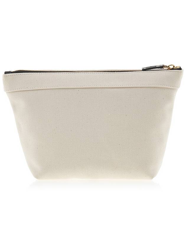 Luxury Balenciaga  Logo Print Jumbo Pouch Bag Ivory