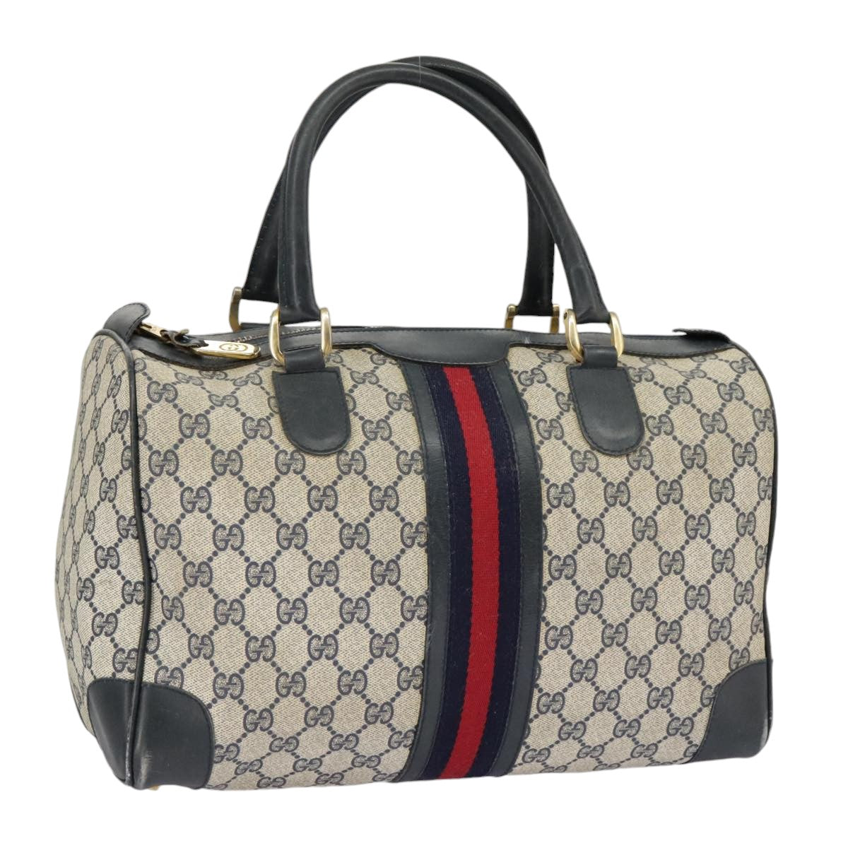 Gucci Sherry Beige Canvas Shoulder Bag