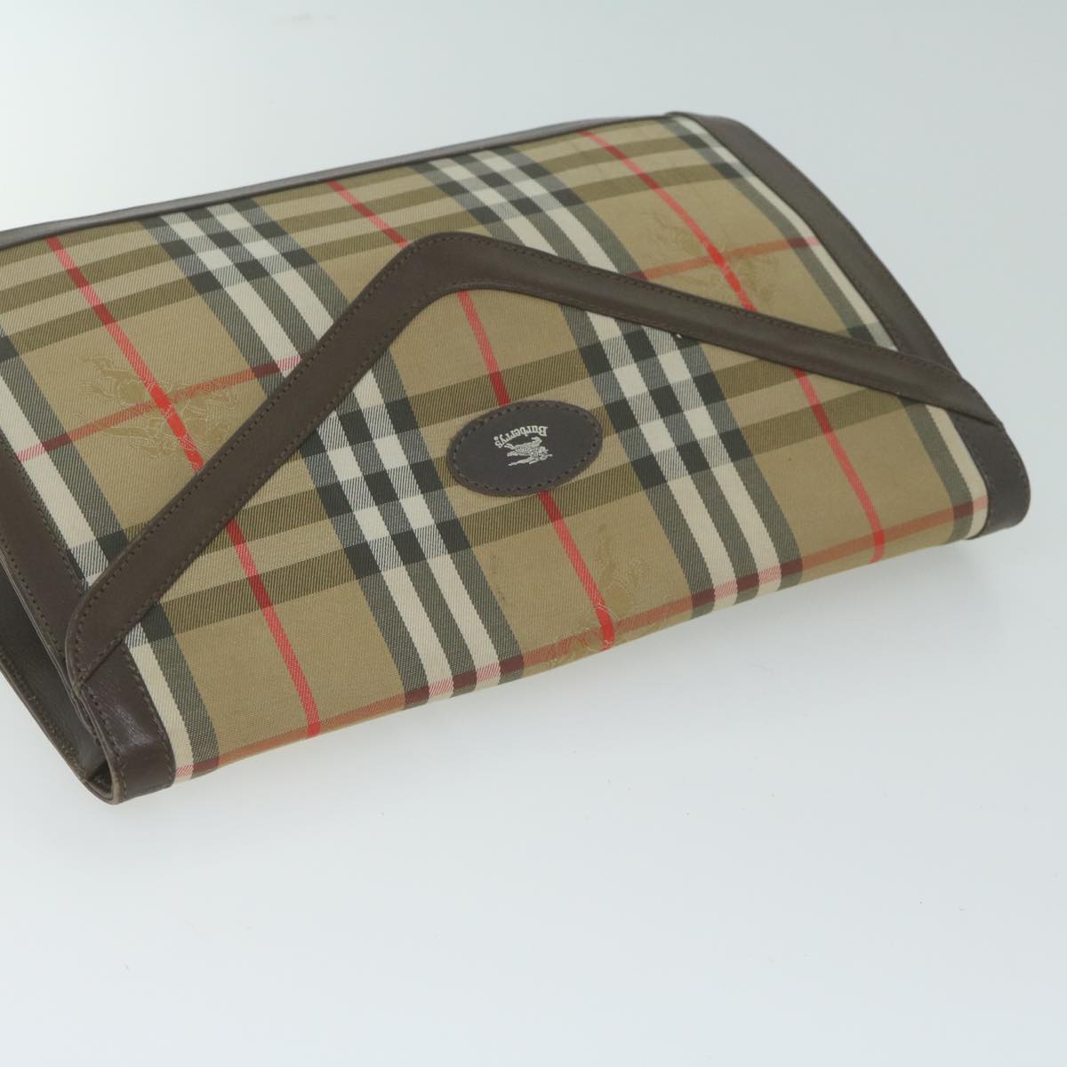 BURBERRY Nova Check Clutch Bag