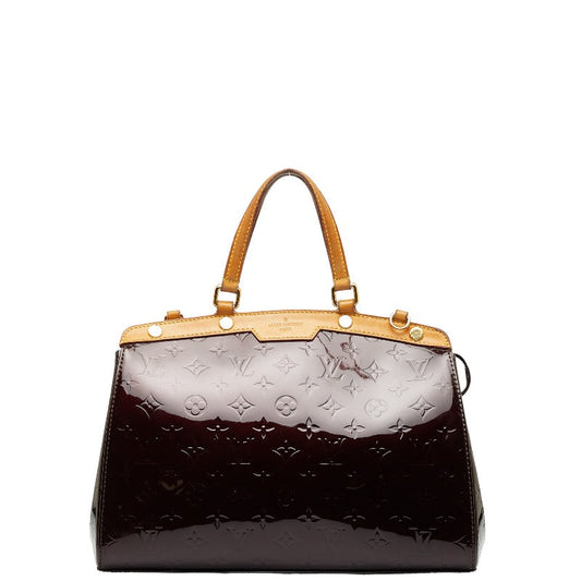 Louis Vuitton Monogram Verney Blair MM Handbag M91690 Rouge Forest Wine Red Patent Leather  Louis Vuitton
