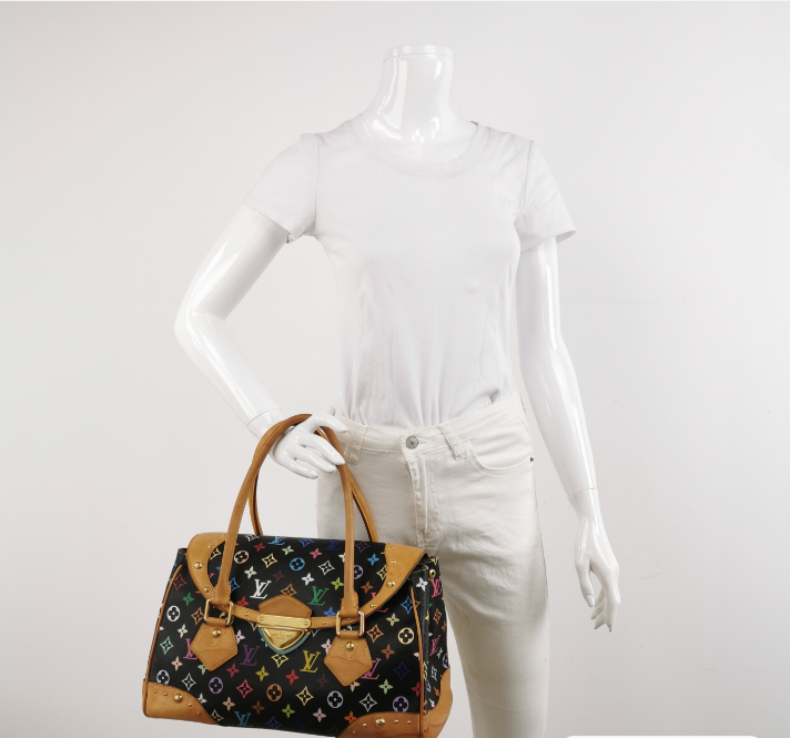 Preloved Louis Vuitton (LV) Multicolor Beverly Bag Black 24120678972574