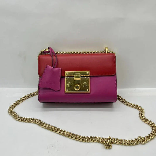 Gucci Small Padlock Shoulder Bag - Pink B-