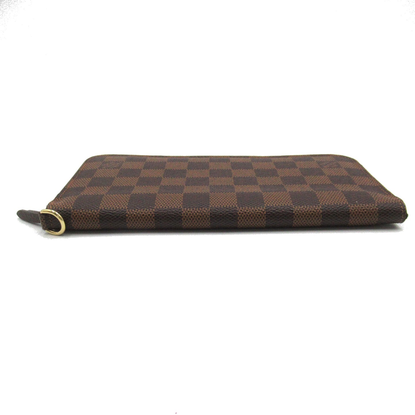 Louis Vuitton Portefolio Ansorite Round Long Wallet Wallet PVC Coated Canvas Damiens  Brown N63071
