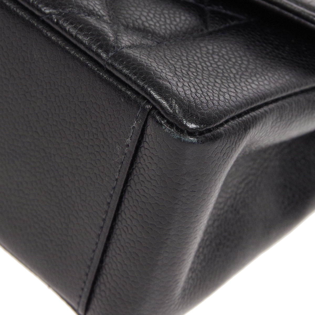 CHANEL 1994-1996 Diana Flap Medium Black Caviar