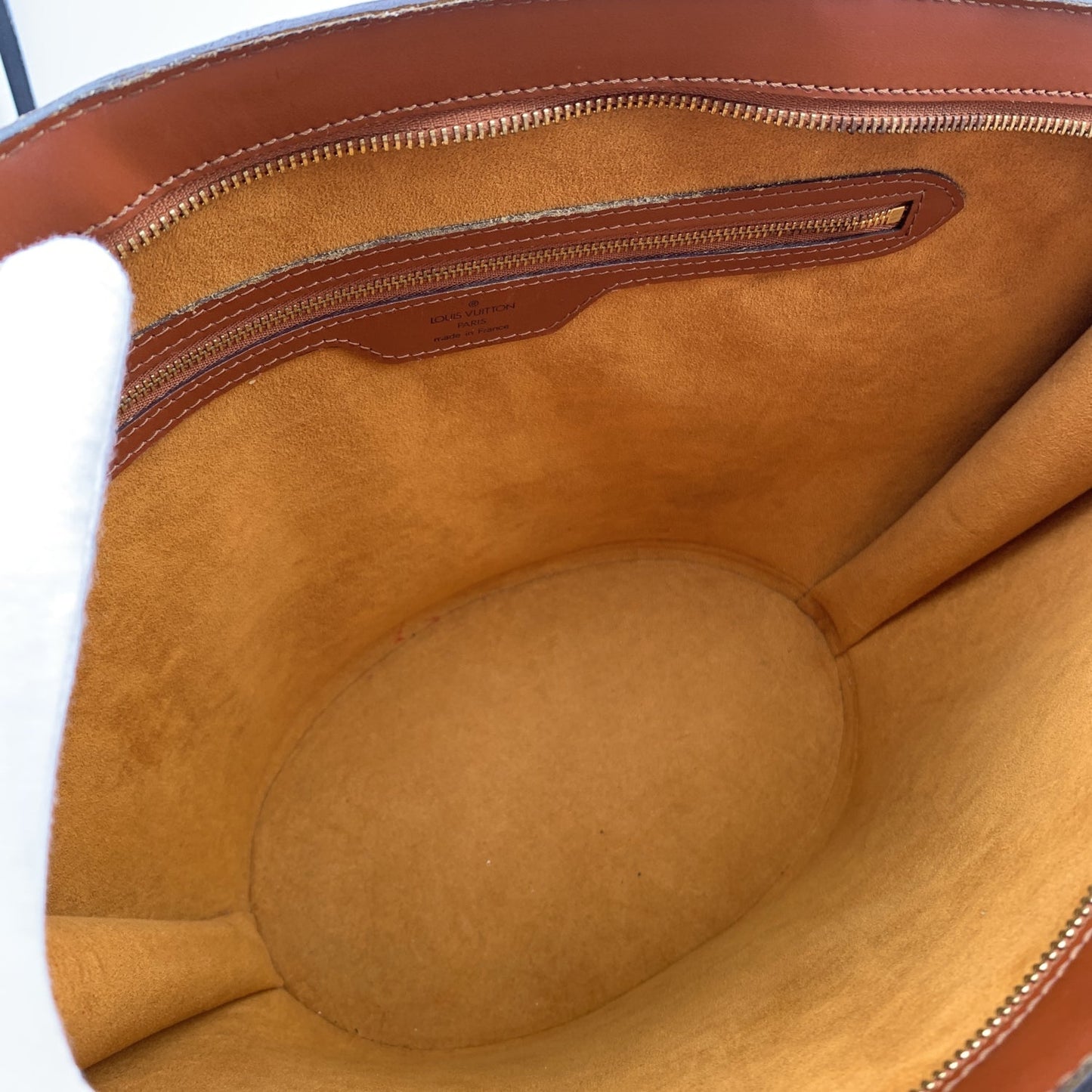 LOUIS VUITTON Vintage Epi Red Leather Saint Jacques Gm Tote Bag