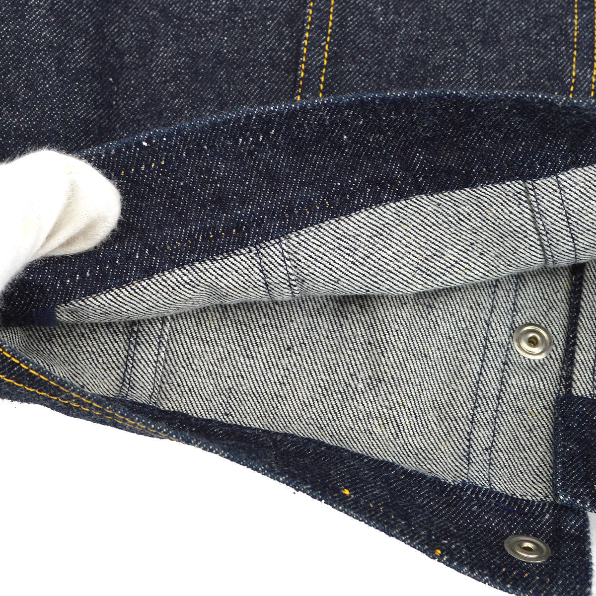 Chanel Sleeveless Vest Denim Jacket Indigo E97 #38