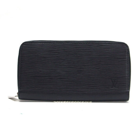 Louis Vuitton Epi  Noir Epi Leather Long Wallet (Bi-Fold)