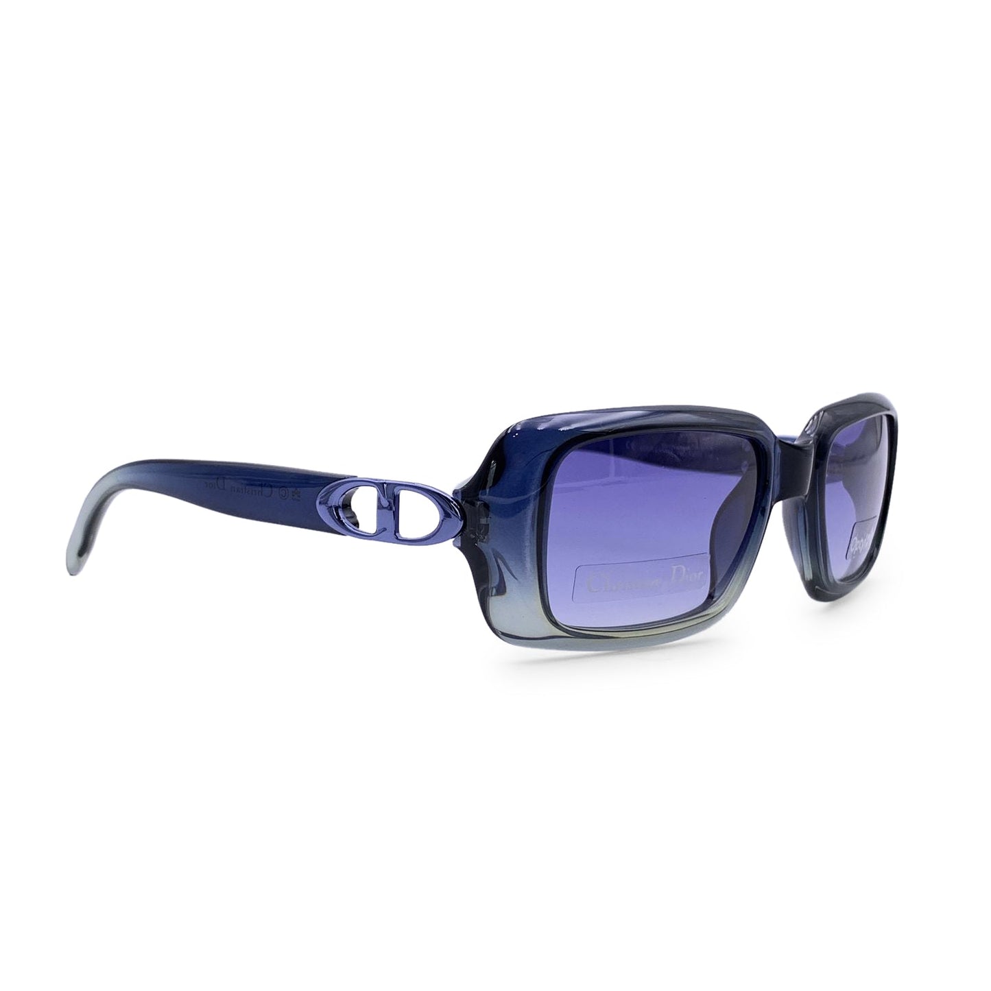 CHRISTIAN DIOR Vintage Blue Cour Carre 54Z Sunglasses 51/20 130Mm