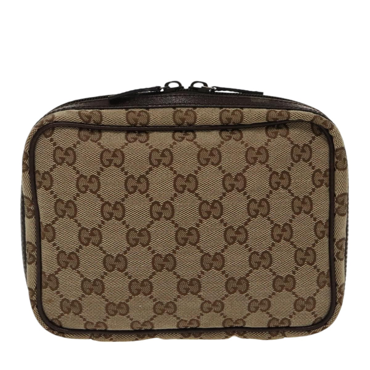 Gucci Beige Canvas Clutch Bag