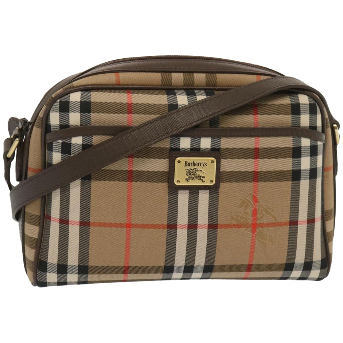 BURBERRY Nova Check Shoulder Bag