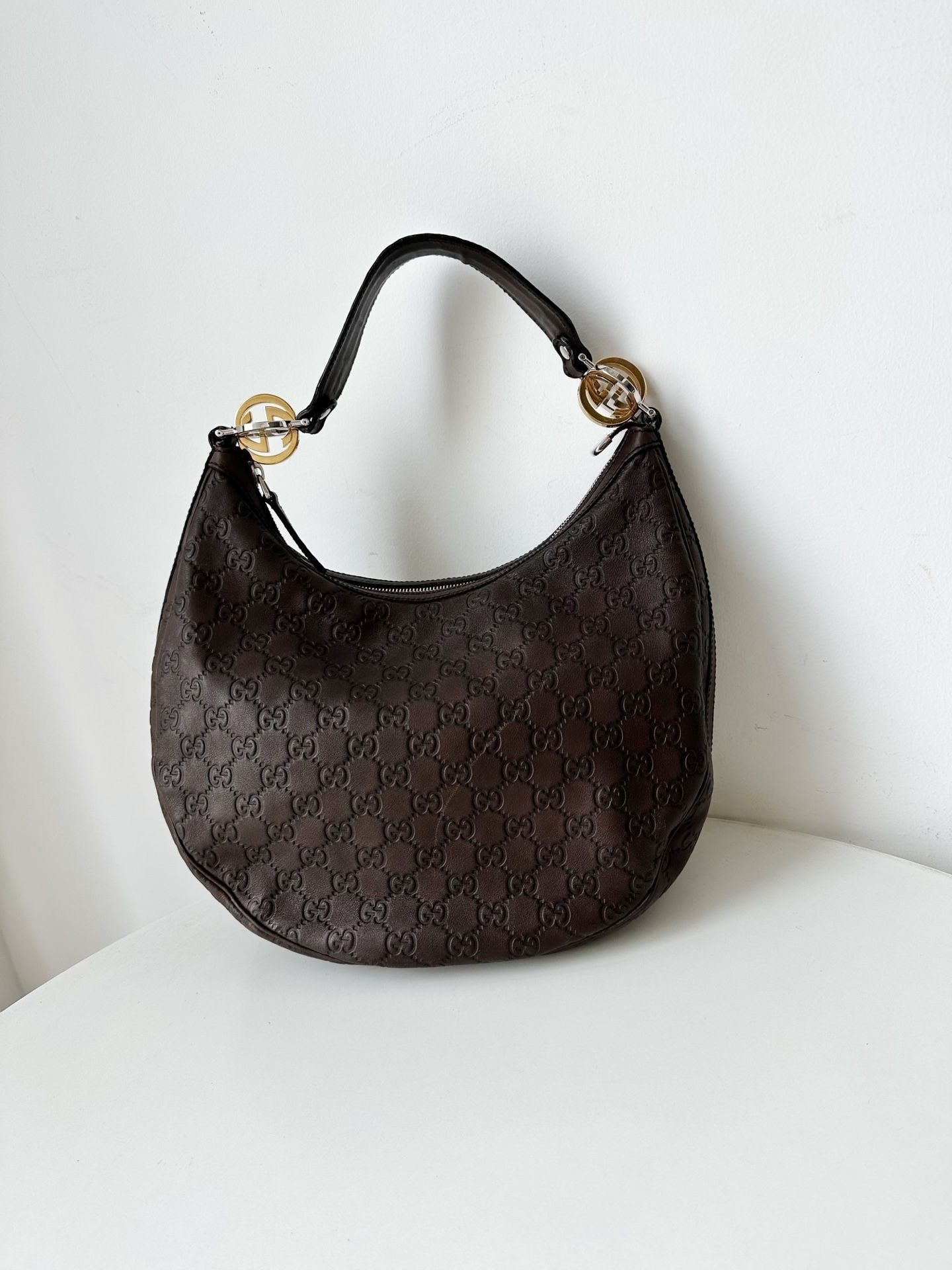 Gucci hobo brown bag **cm