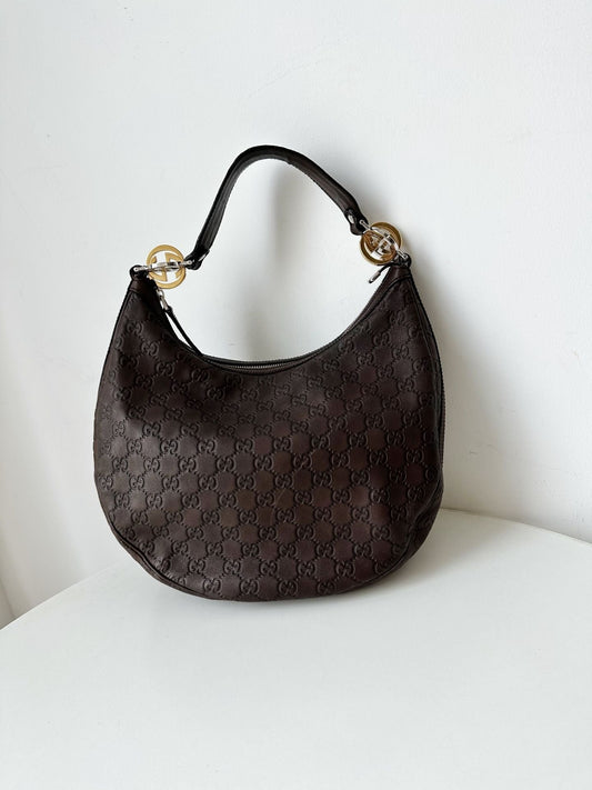 Gucci hobo brown bag **cm