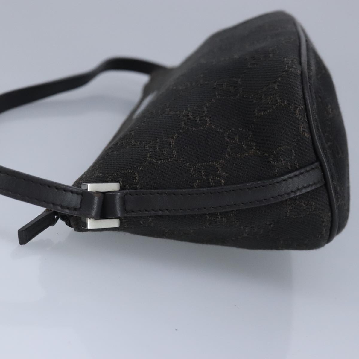 Gucci Brown Canvas Clutch Bag