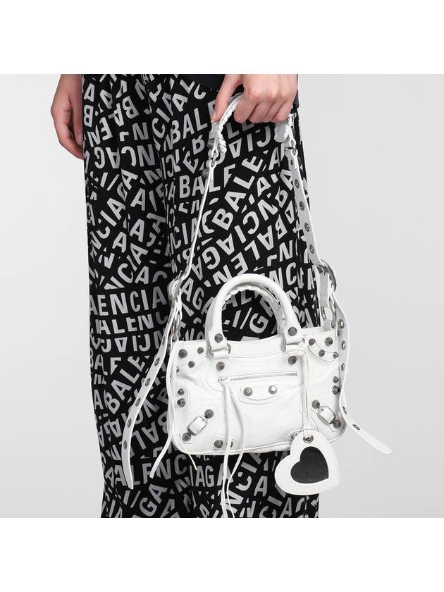 Luxury Balenciaga  Neo Cagole Small Tote Bag White
