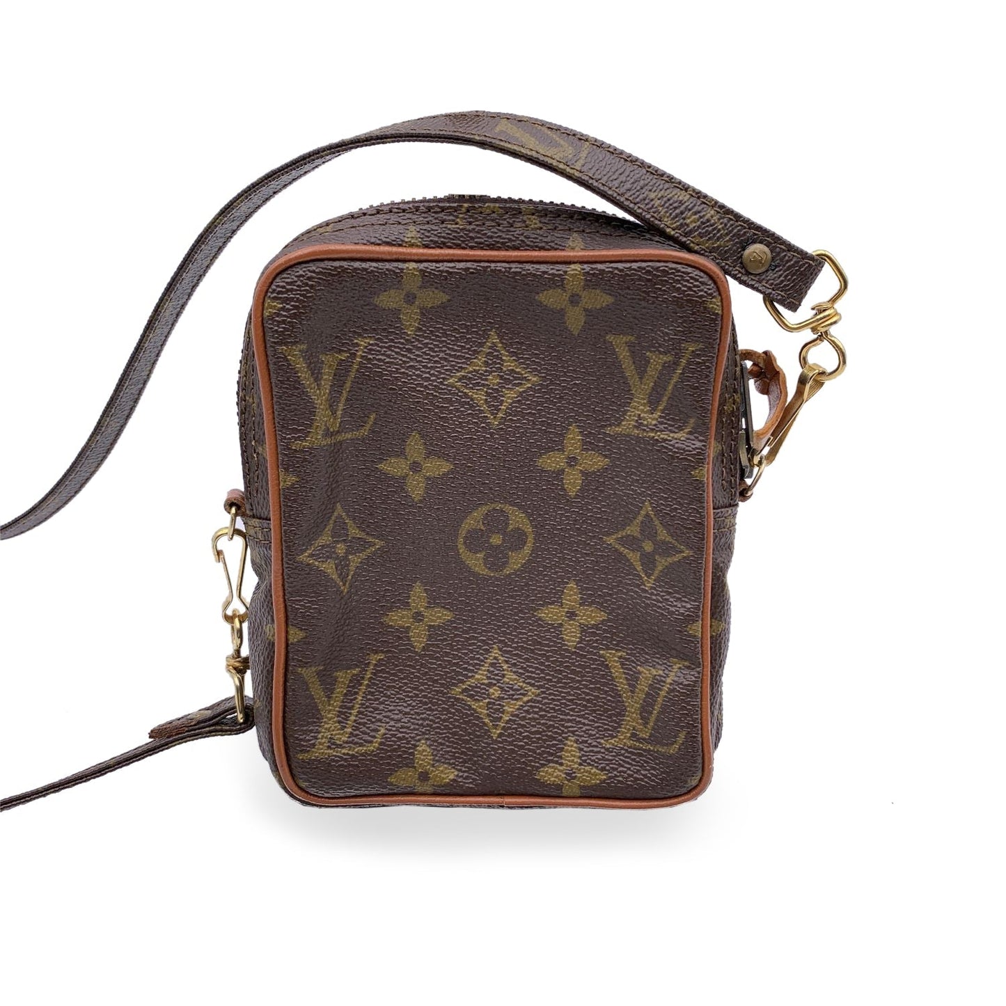 LOUIS VUITTON Vintage Monogram Canvas Mini Danube Crossbody Bag