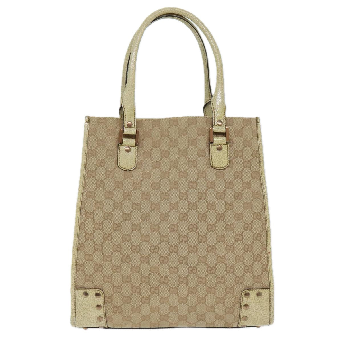 Gucci Beige Canvas Tote Bag