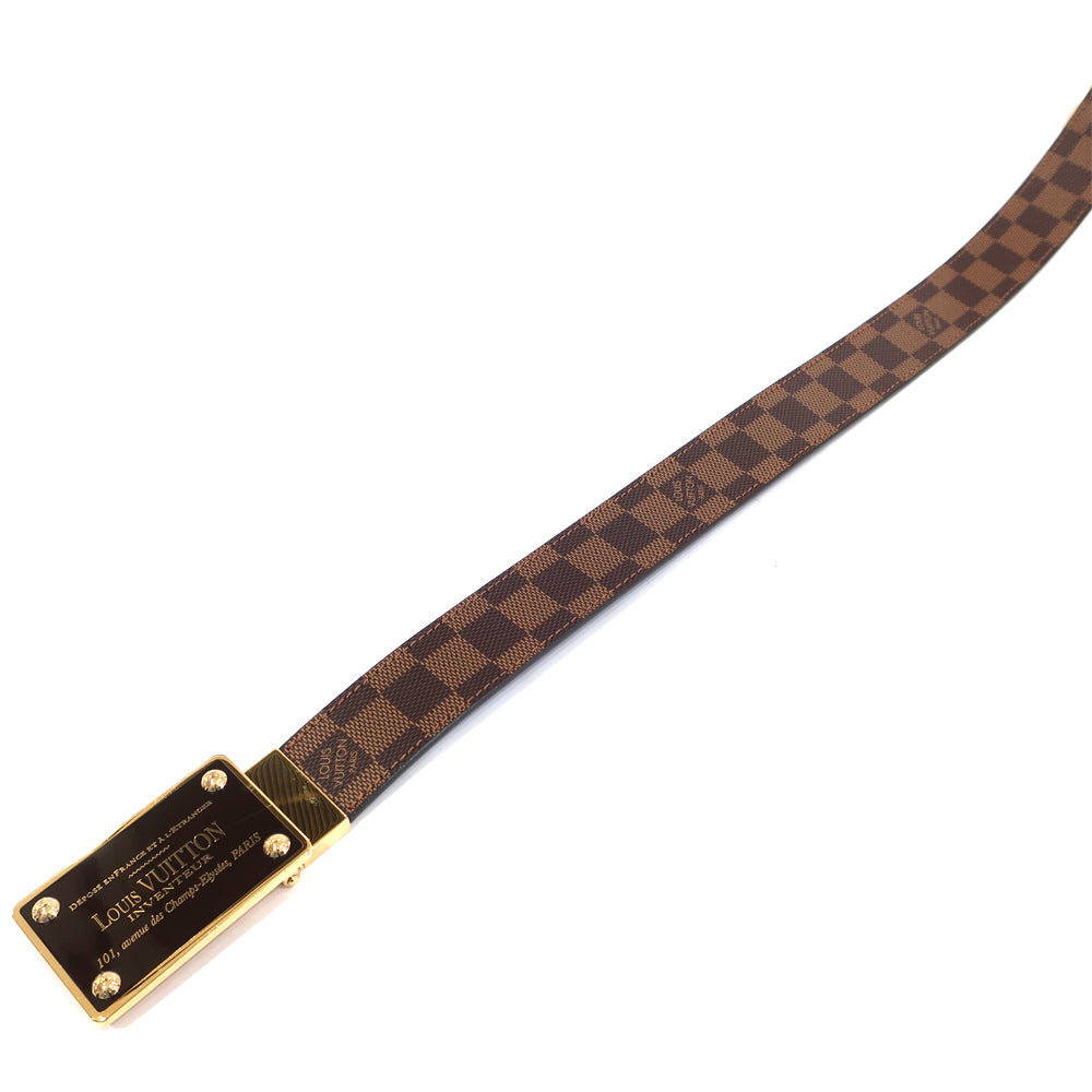 Louis Vuitton M9677 Reversee Belt, Damier Small, etc. 95/38