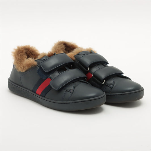 Gucci Ace Leather Trainers  Size  Black Ladies