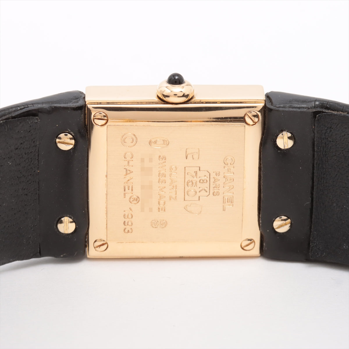 Chanel Matrasse YG  Leather QZ Black  Buckle GP Ever