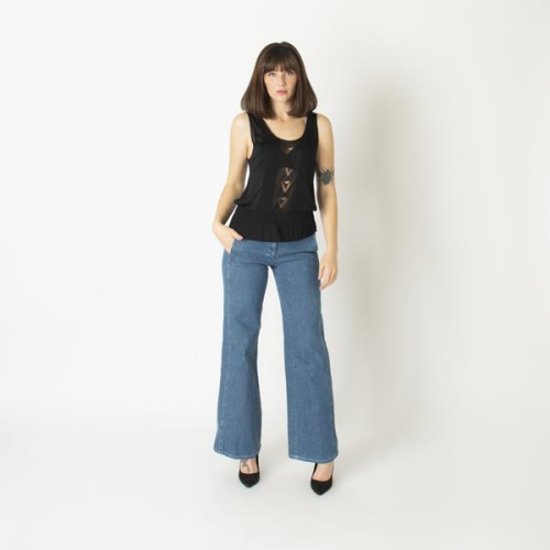 Chanel  Cruise Collection Wide Leg Jeans