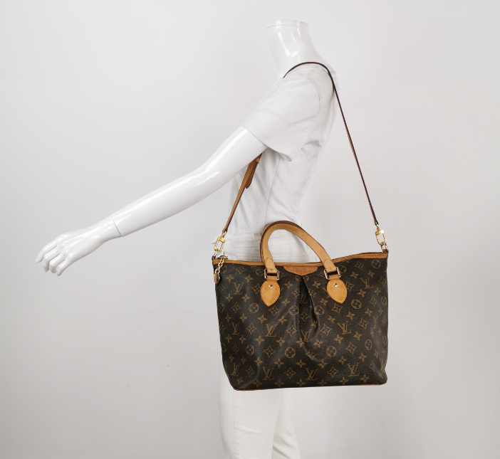 Preloved Louis Vuitton(LV)Palermo Monogram Bag PM Brown 250111781020959