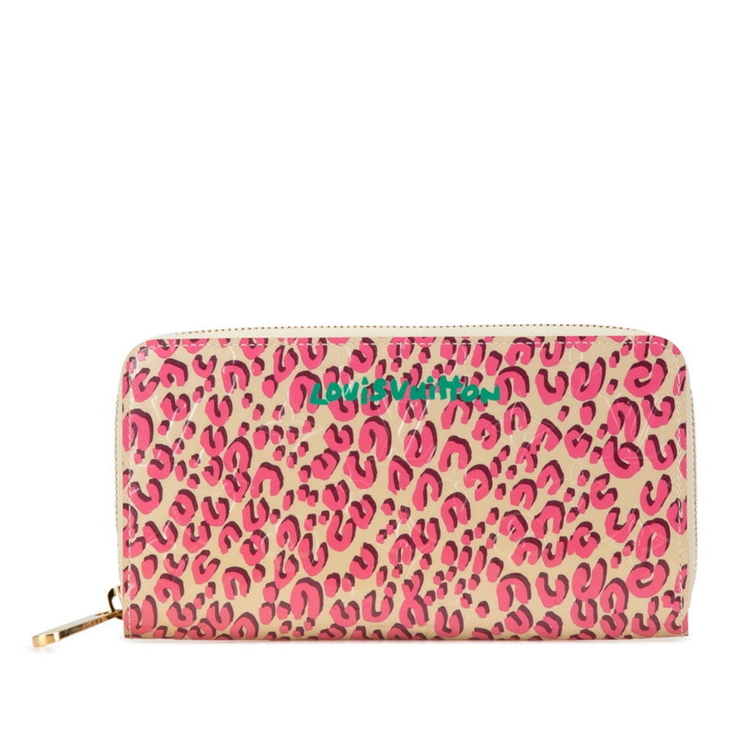 Louis Vuitton Monogram Vernis Leopard  Monogram Vernis Leopard Long Wallet (Bi-Fold)
