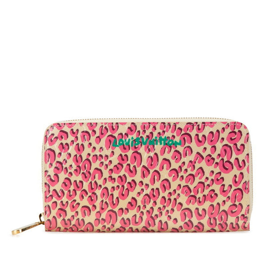 Louis Vuitton Monogram Vernis Leopard  Monogram Vernis Leopard Long Wallet (Bi-Fold)